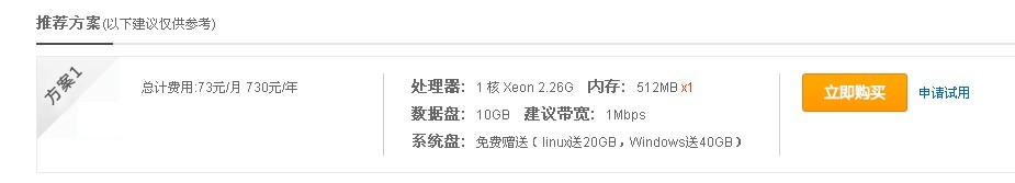 得到结果，可以先按照这个配置来选购。以后有需要还可以升级或者降级续费。